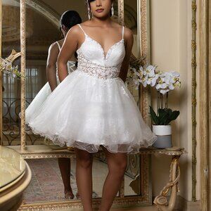 New short homecoming dress.Red,ivory,sage green,pink,prom party wedding guest